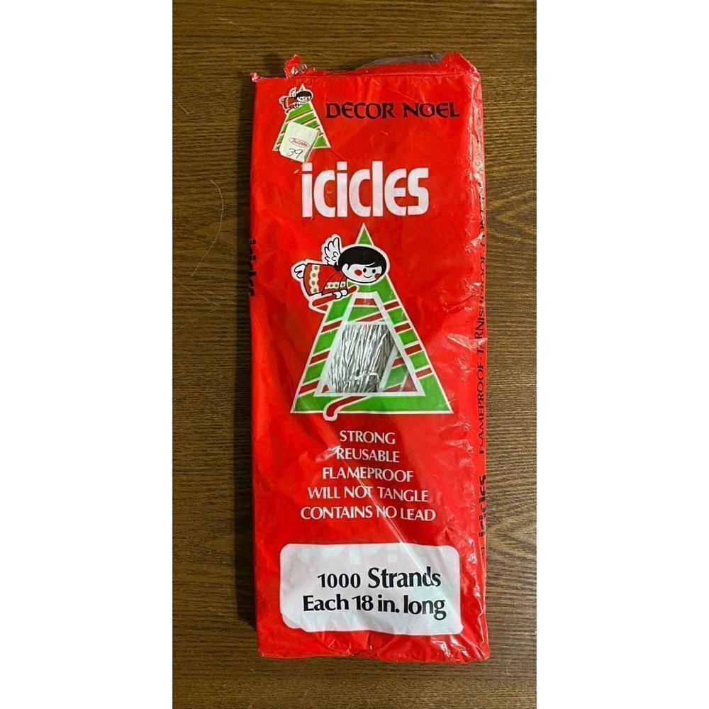 VINTAGE Decor Noel icicles
